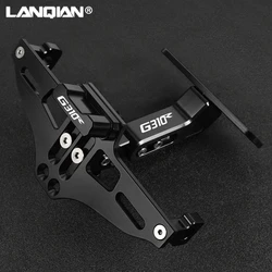 FOR BMW G310R G 310 R 2017 2018 2019 2020 2021 2022 2023 2024 Universal Motorcycle Rear License Plate Mount Holder LED Light