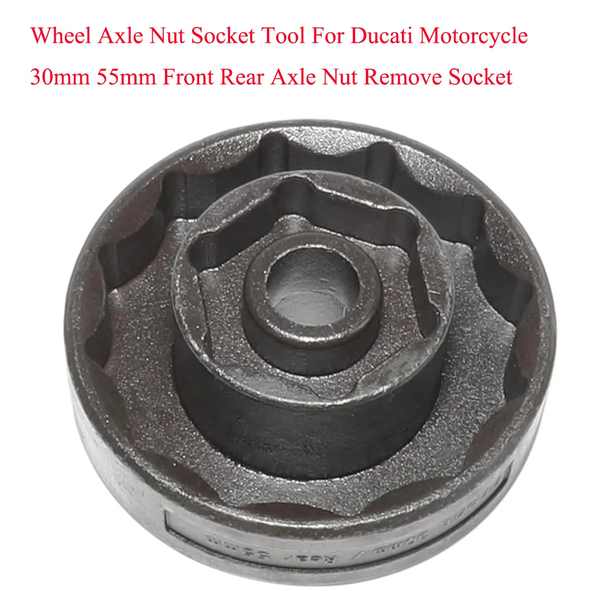 Wheel Axle Nut Socket Tool For Ducati Motorcycle 30mm 55mm Front Rear Axle Nut Remove Socket