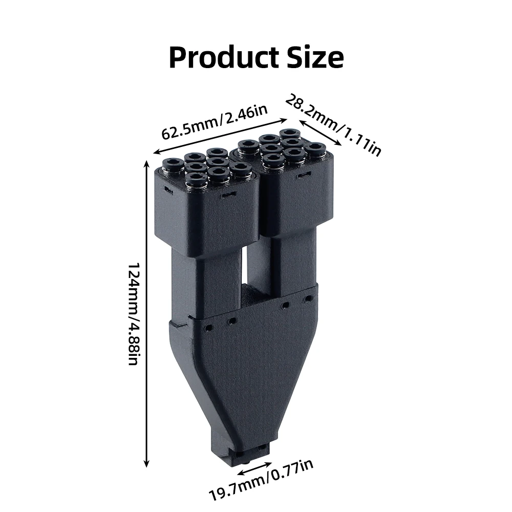 Ulepszony Hub na Filamenty 16 Kolorów do Anycubic KOBRA 3/3 MAX/S1 PRO, Akcesoria do Drukarek 3D Anycubic — zdjęcie produktu 2