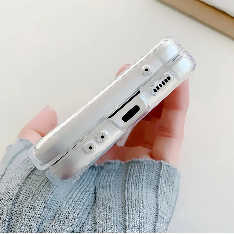 Korean Flower Case For Motorola Razr 60 50 40 Ultra 2022 Razr60 Razr50 Ultra Shockproof Cases Funda Protection Cover Carcasa