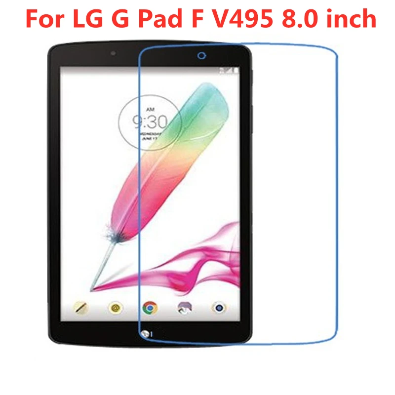 Para lg g pad f v495 8.0 polegada tablet capa completa protetor de tela filme de vidro temperado