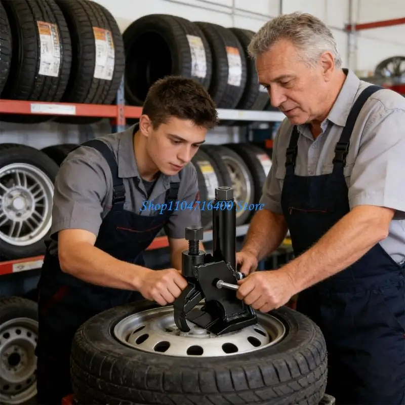 y1gd Anti Slip Manual tires Changer with Thick Rubber Pad Compacts Design 4.33 Inch Length 8 Inch High for Easy Storage