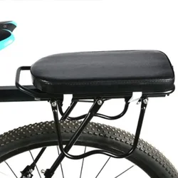 Bicycle Back Seat MTB Rear Rack Saddle PU Leather Cushion Pad Kids Cycling E-bike Accessories