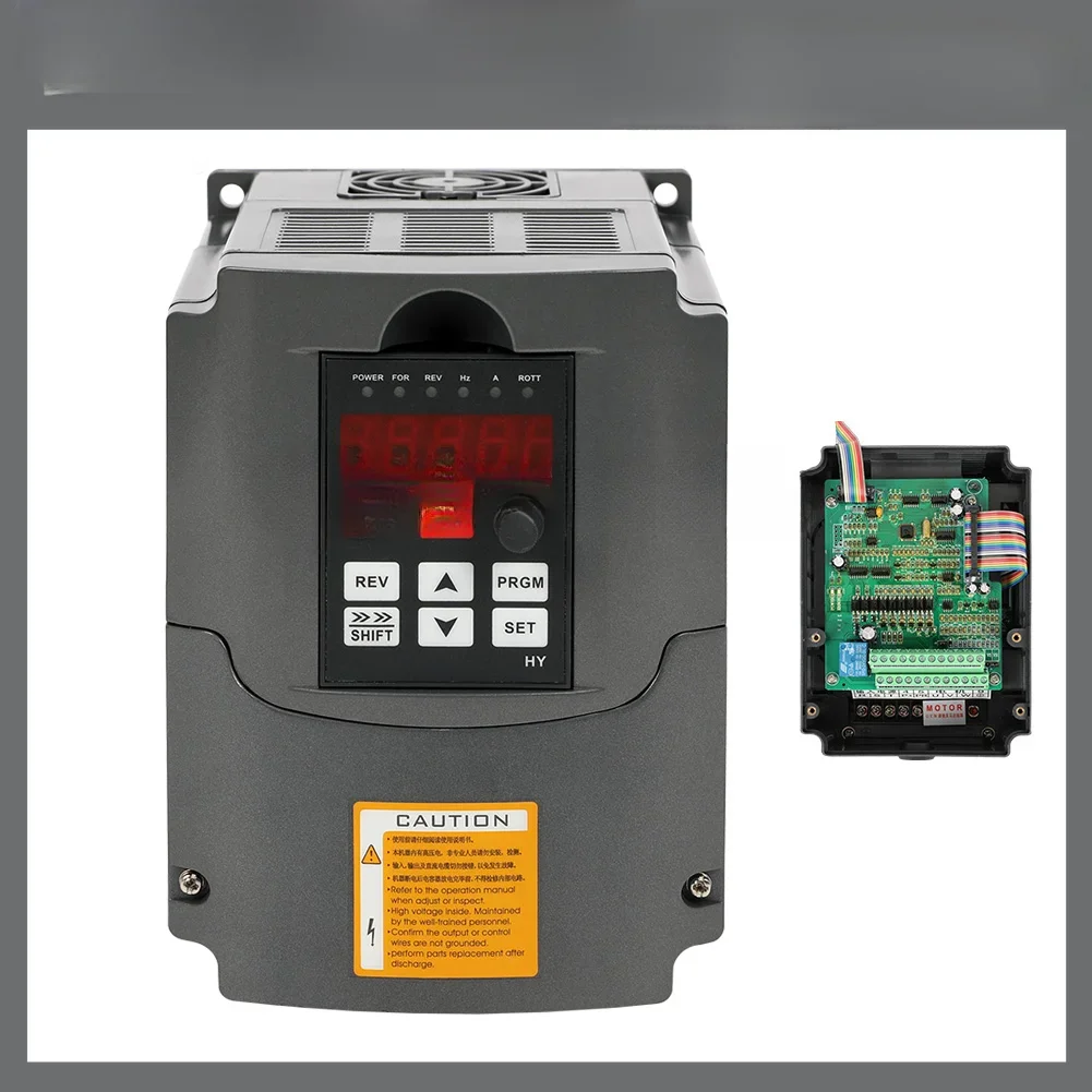 for 220V 1.5KW/2.2KW/3KW/4KW/5.5KW/7.5KW Inverter VFD Variable Frequency Drive Single Phase Input 220v and 3 Phase Output