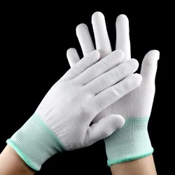 1 Pairs Quilting Gloves for Free-Motion Quilting Machine Quilters Gloves Lightweight Nylon Sewing Gloves for Knitting Crafting