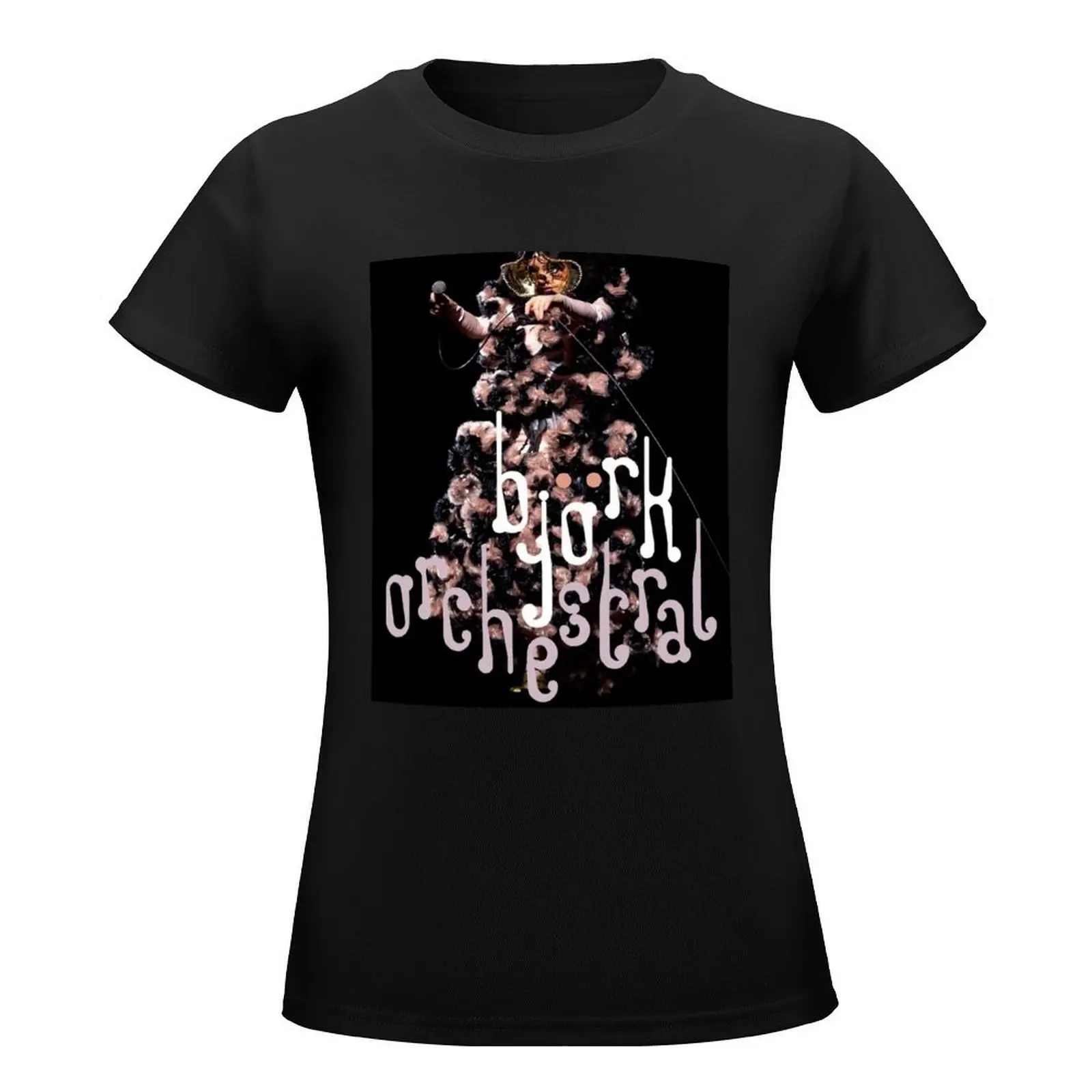 orchestral tour bjork 2020 dull nihyangbau T-Shirt plus sizes quick drying blacks t-shirt dress for Women long