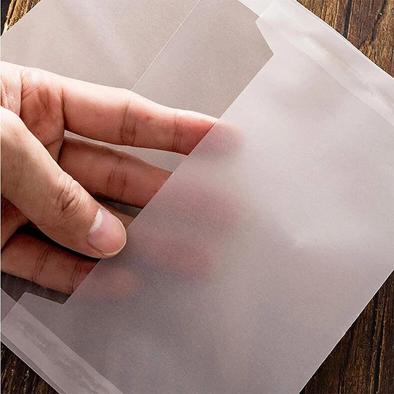 10pcs Ins Translucent Envelopes Kawaii Party Wedding Invitation Postcard Storage Bag Letter Paper Cover Korean Stationery Office