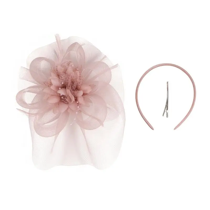 

39BD Multiuse Decors Headpiece Costume Balls Hairhoop For Church Event Horse Races And Mardi Gras Festivities