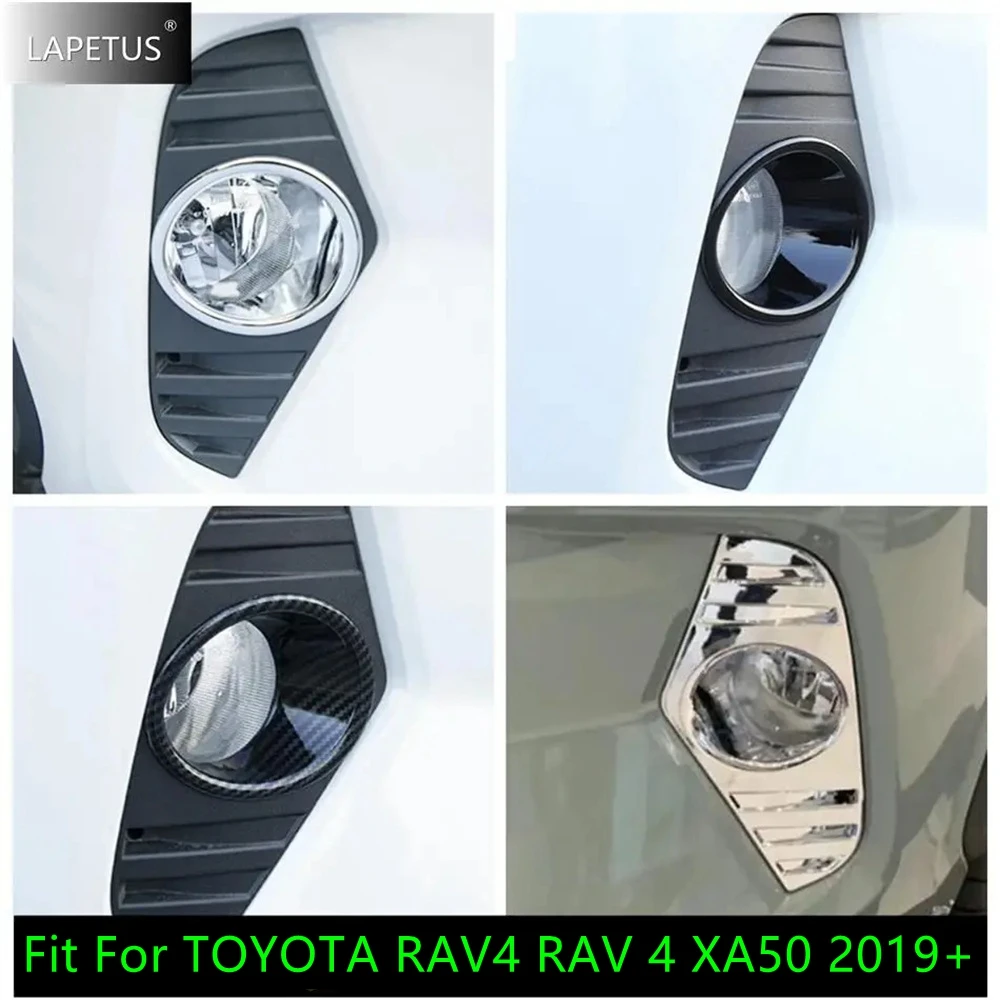 

Accessories For TOYOTA RAV4 RAV 4 XA50 2019 - 2022 Car Front Fog Head Foglight Lights Lamp Decoration Ring Cover Trim Exterior