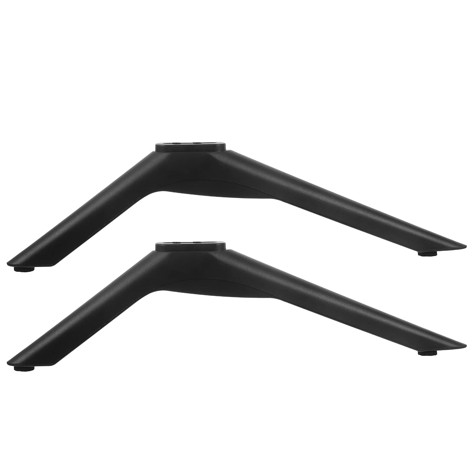 

1Pair Television Stand Base Stable Plastic Support for 43-65 Inch LCD LED Flat Screen Replacement Stand Pedestal Feet Desk