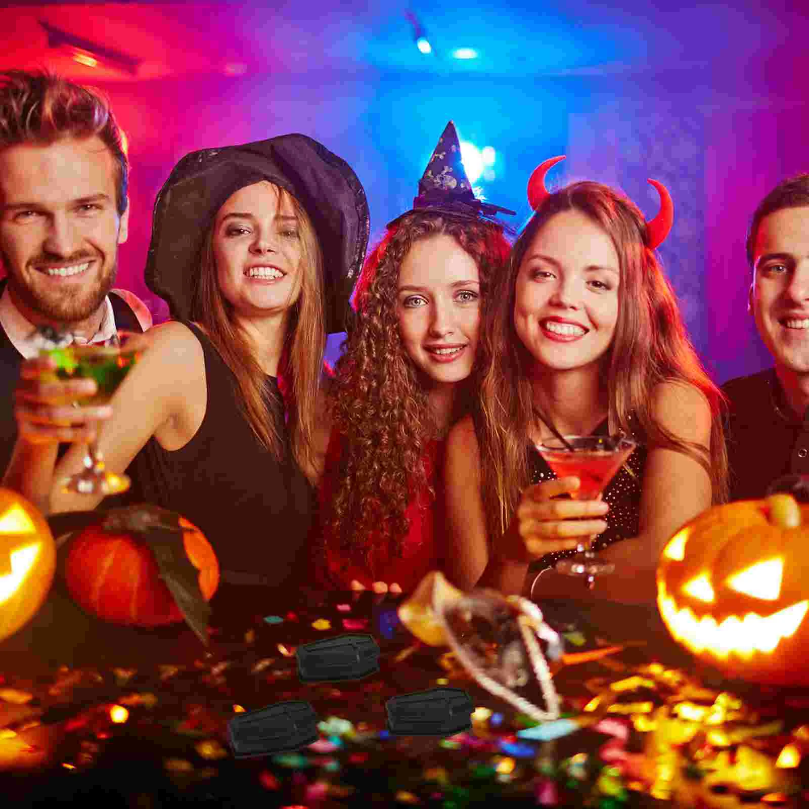 12 Pcs Fortune Small Coffin Halloween Party Decorations Wall Candy Boxes Table Ornament Pp