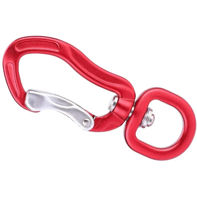 Swivel Carabiner Clip 360° Rotatable Spinner Carabiner Small Wire-gate Carabiner Rotational Hammock Hanging Clip Hook