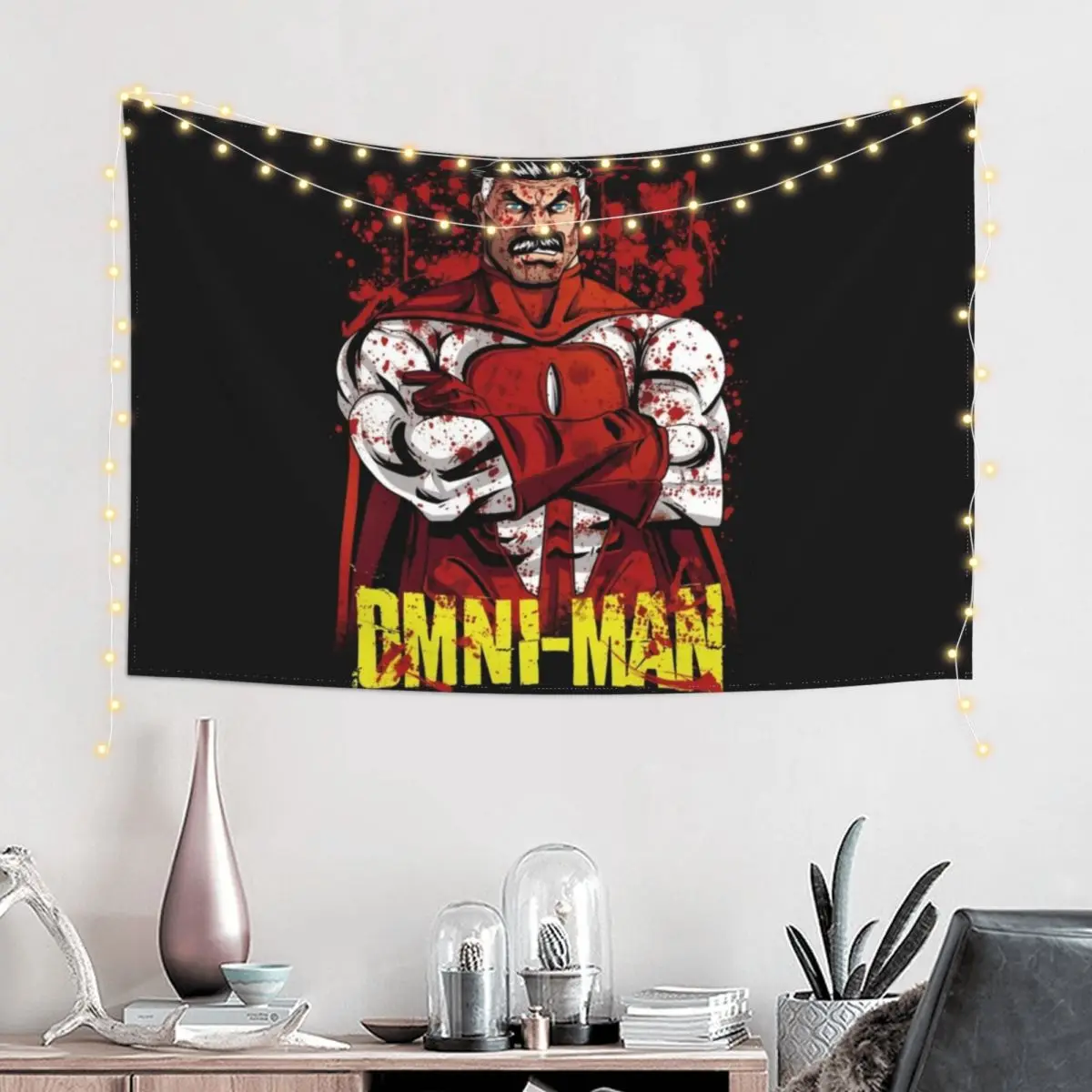 Omni-Man Tapestry Christmas Decoration Decor For Room Home Decorators Tapestry