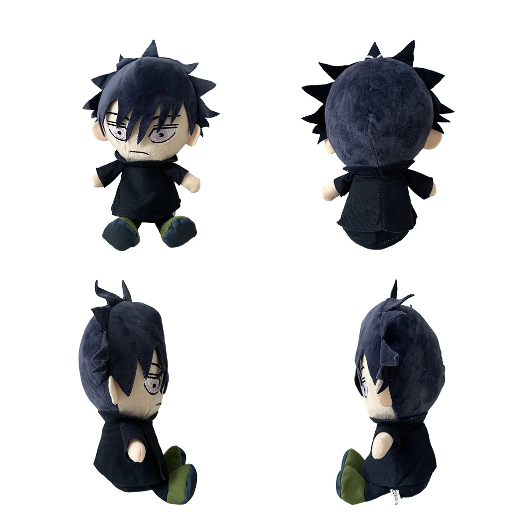 Jujutsu Kaisen Plush Toy para crianças, Anime japonês, Gojo Satoru, Fushiguro Megumi, boneca de cartoon, acolchoamento, brinquedos bonitos, 25cm