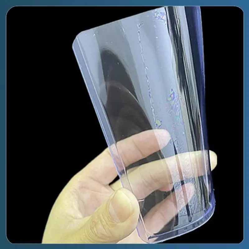AB02 50Pcs Holder Toploaders And Clear Sleeves For Collectible Trading Basketball Sports Cards 35PT Rigid Plastic
