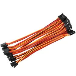 Cable de extensión de Servo macho a macho para coche teledirigido, Cable de 60 núcleos, Compatible con modelo de avión, 100/150/200/300/500mm, 5 piezas, 22awg