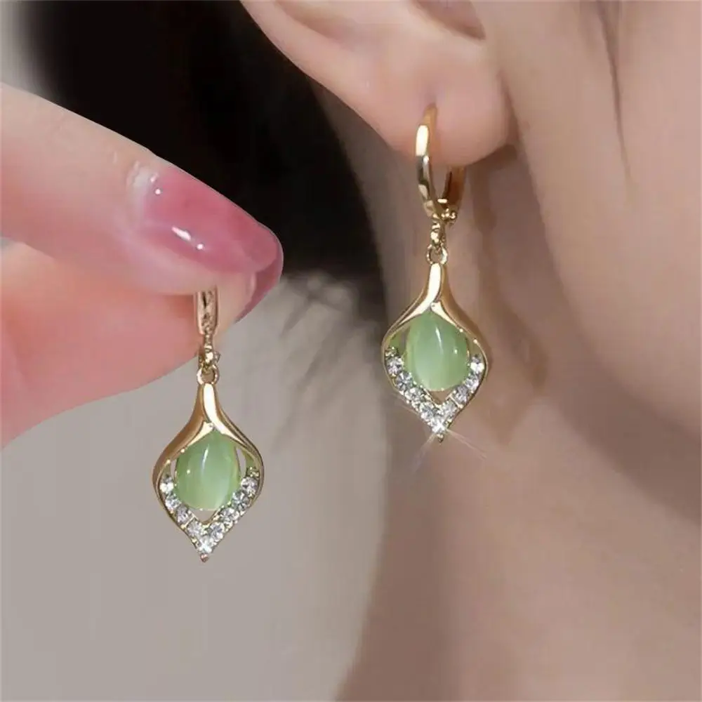 Imitation Pearl Studs Earrings Fashion Women Long Tassel Drop Earring Wedding Jewelry Geometric Korean Drop Earrings