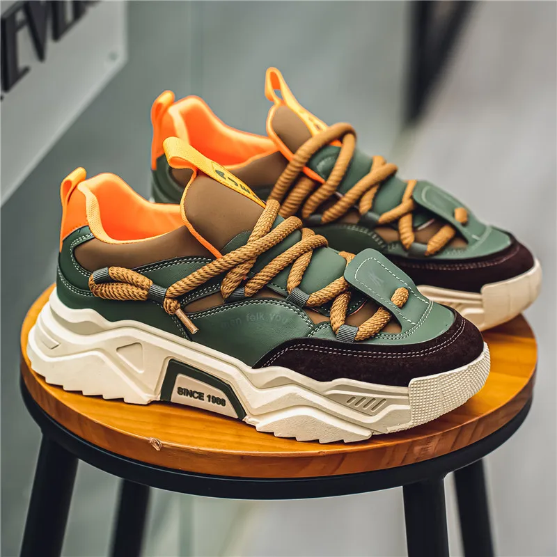 

Men's shoes, all-season casual shoes, versatile thick-soled sports shoes, dad shoes
