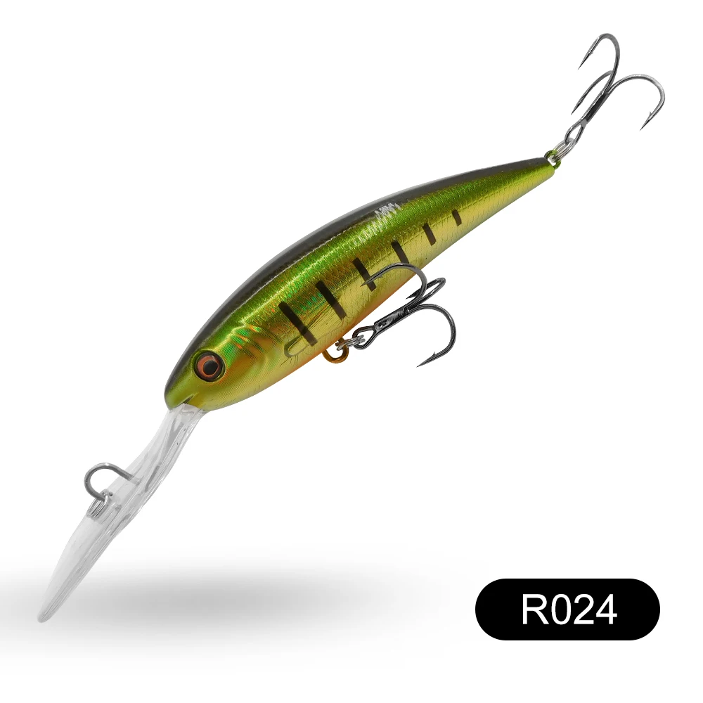 ESFISHING Angelköder Wobbler für Hechtangeln 90mm 16g Easy Sprinter Schwimmender Minnow