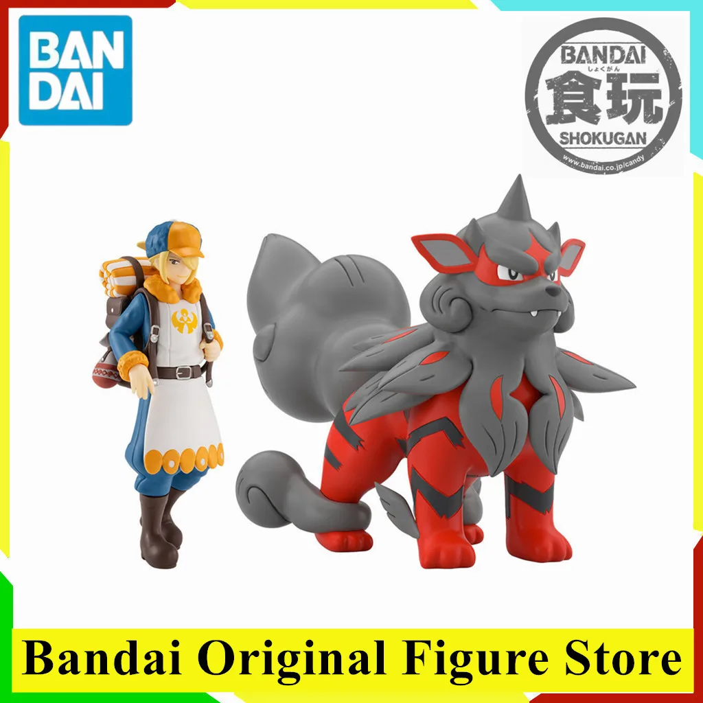 Mainan Figur Volo Windie Dunia Skala Pokemon Anime Asli Bandai Shokugan Boneka Aksi Monster Saku PVC Hadiah Ulang Tahun Anak-anak