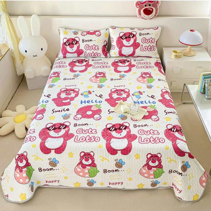 Bedspreads Skin-Friendly And Comfortable, Aerobic Foam Mattresses, Cartoon Bed Covers Double Sheets Pillowcase Need Order