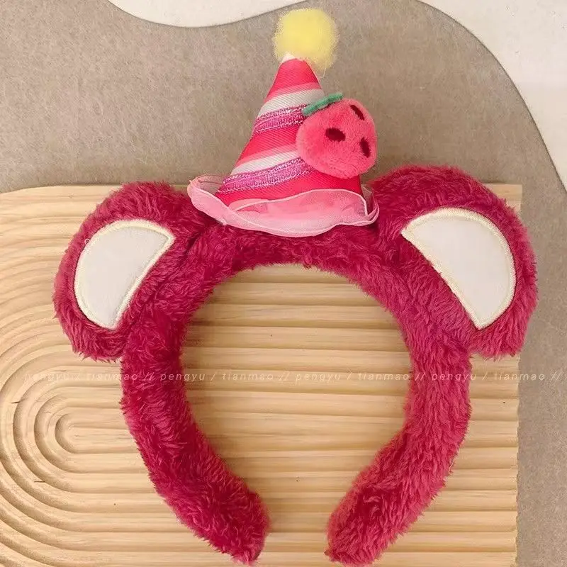 

New Disney Mickey Lotso Headbands for Cute Playground Dress Up Hair Accessories Sherry Rose Bow Headbands Girl Gift