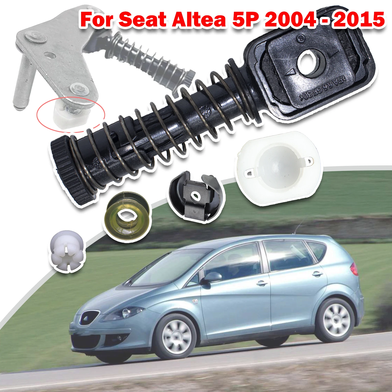 

For Seat Altea 5P Gear Selector Lever Mechanism Sliding Shoe Bushing Shift Rod Linkage Clip Manual Transmission Rivet 2004-2015