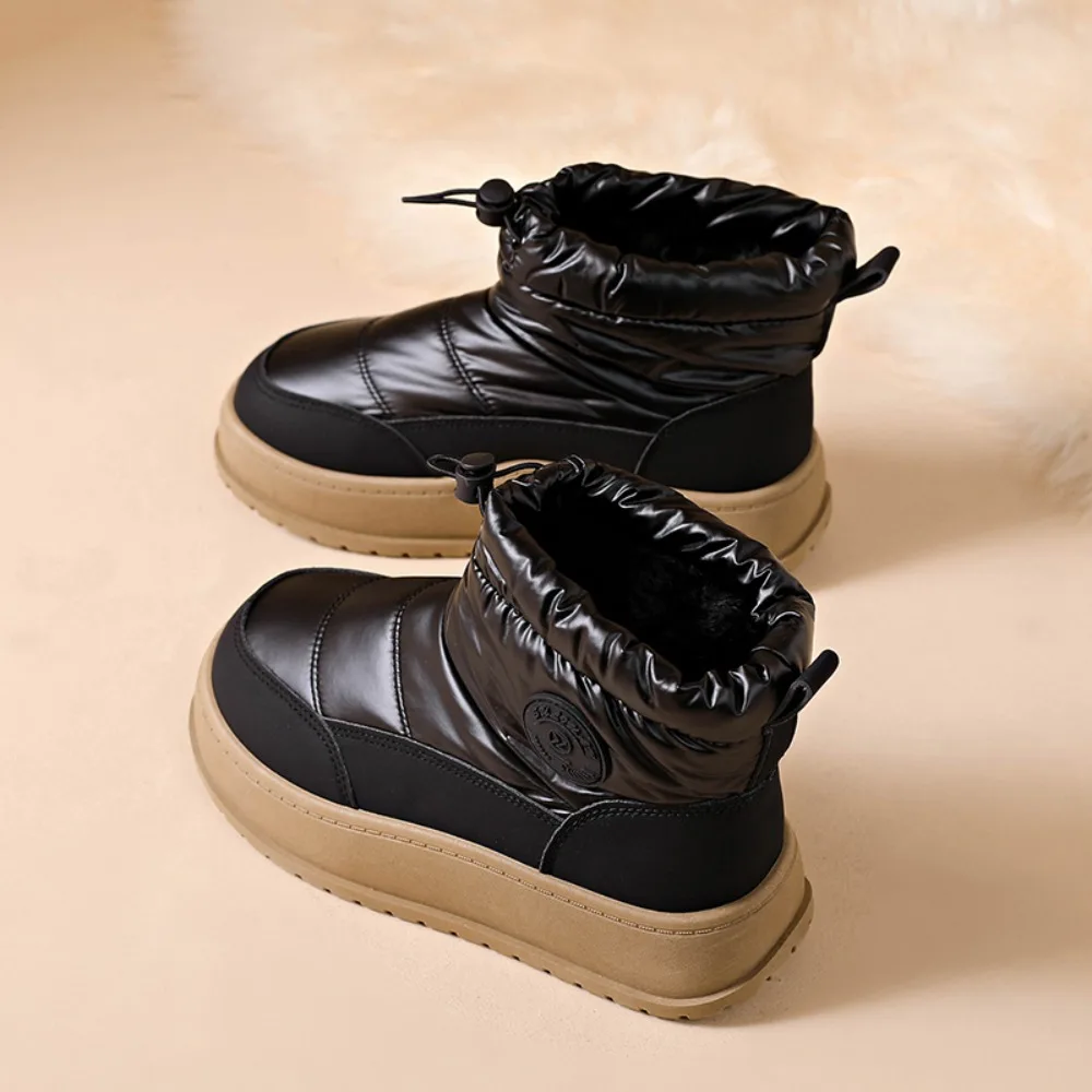 

Fashion Women's Shoes Slip-on Women's Boots Hot Sale Round Toedaily Boots Women Winter Plus Size Keep Warm Snow Boots