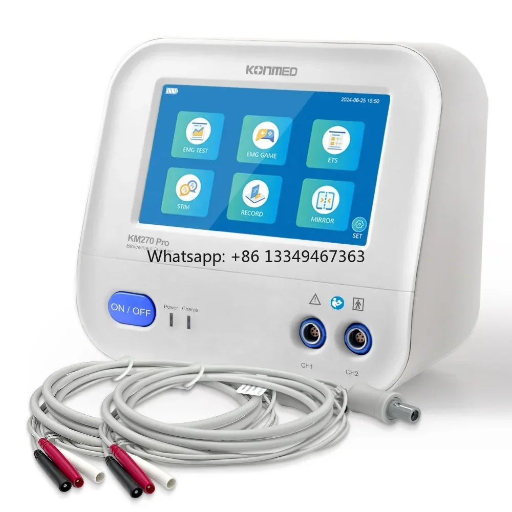 

Biofeedback Heat Stimulator KM280Pro (EMG/ GAME/ETS/MIRROR/HEAT/STIM) for Pelvic floor rehabilitation