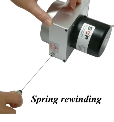 Hoge kwaliteit draad-encoder Trekdraadpotentiometer voor timmerwerkmachines