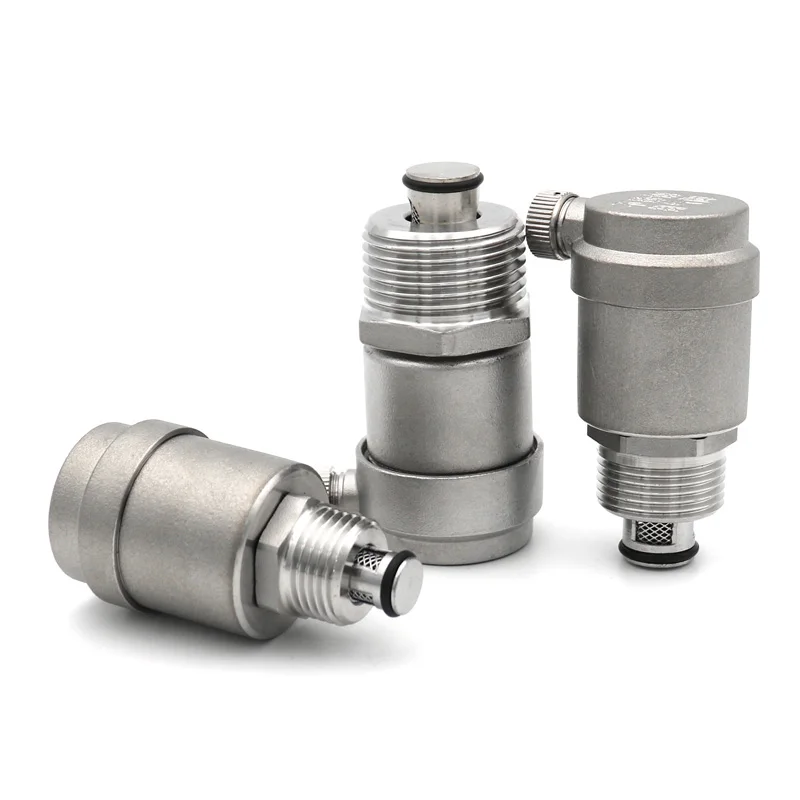 

Резьба BSP Автоматический предохранительный клапан выхлопной системы Предохранительный клапан Воздухоотводный клапан SS304 Нержавеющая сталь 1/2 "3/4" 1" DN15 DN20 DN25