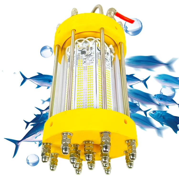 600W 220v Green White Blue Deep Sea Light Squid Fishing Luring Lamp Salmon Farming Light Water Proof Fishing Lights