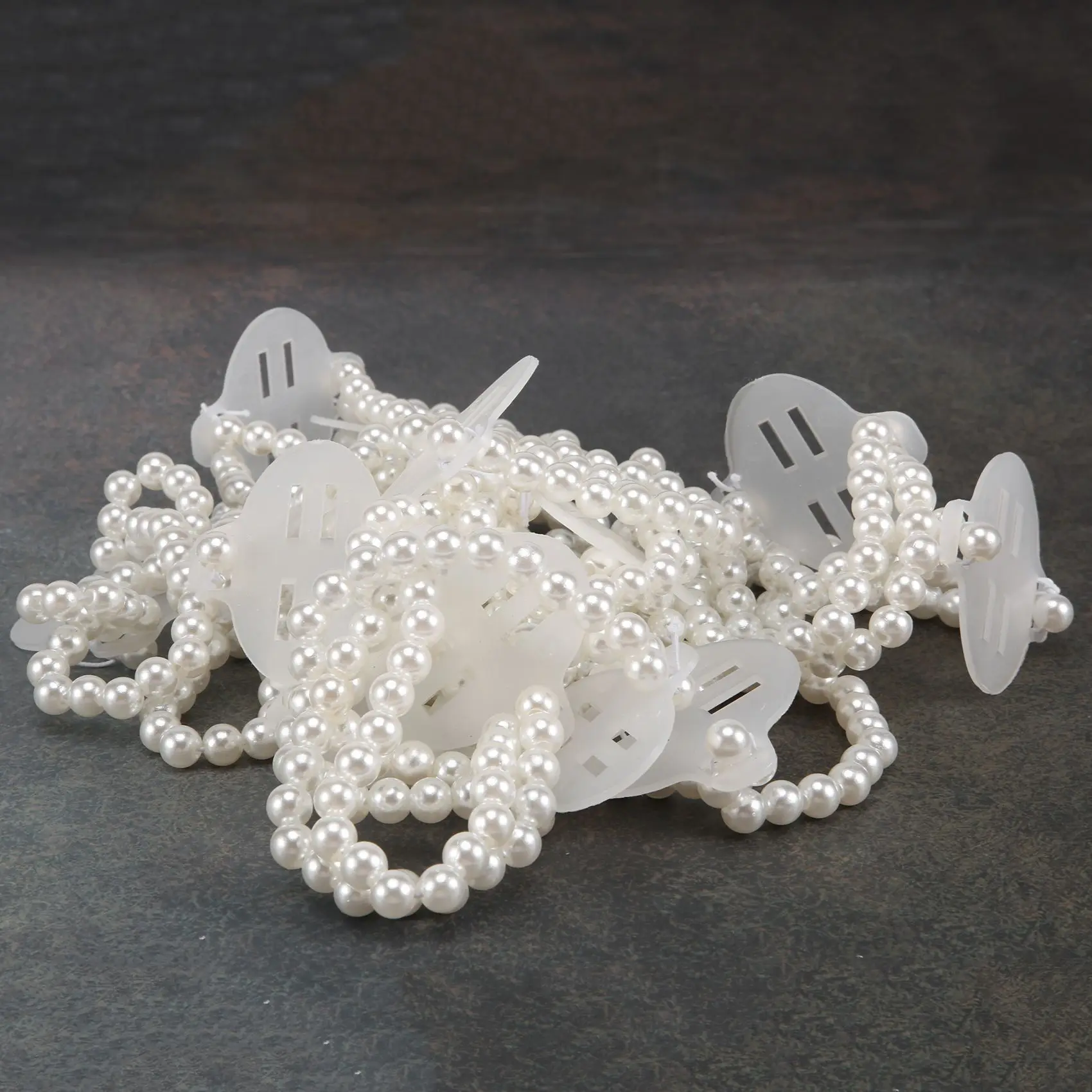 질적 16Pcs 탄성 진주 손목 밴드 코사지 액세서리 웨딩 손목 DIY 인공 꽃 장식 웨딩 비치 파