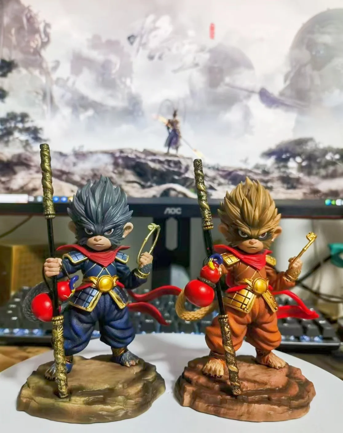 Figurines d'action Black Myth Wukong, The Destined One Anime, The Monkey King, modèle à collectionner, jouets beurre pour enfants, nouveau