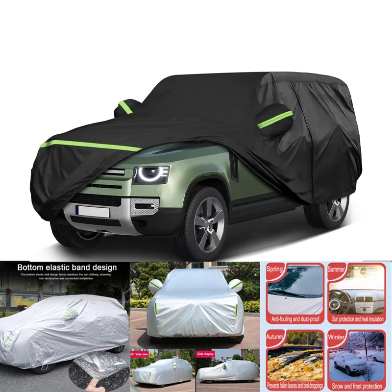 

Car Cover For Land Rover Defender Car Cover Waterproof All Weather Windproof Custom Fit for Land Rover Defender 4-Door 2020-2023