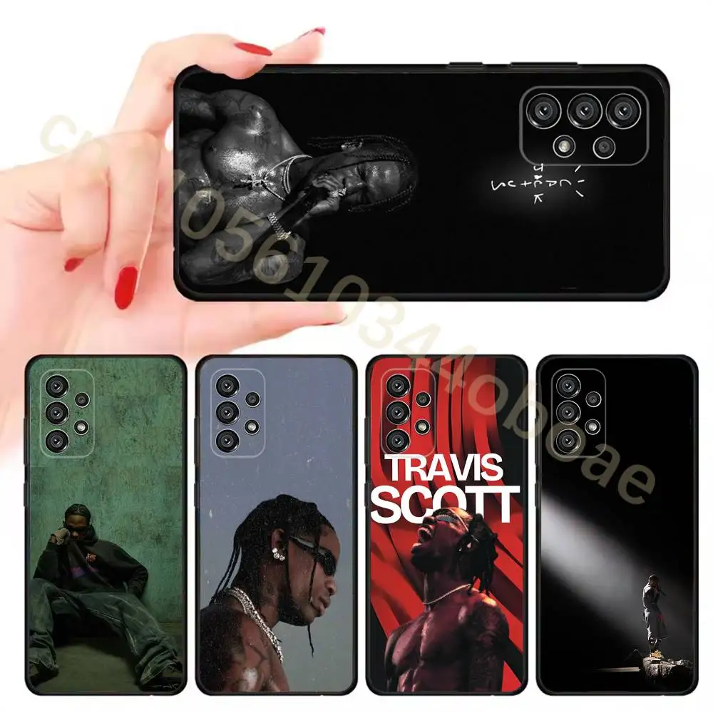 Travis Scott Utopia Rapper Phone Case For Samsung Galaxy A13,21s,22,31,32,52,53,71,80,A91 Soft Black Cover