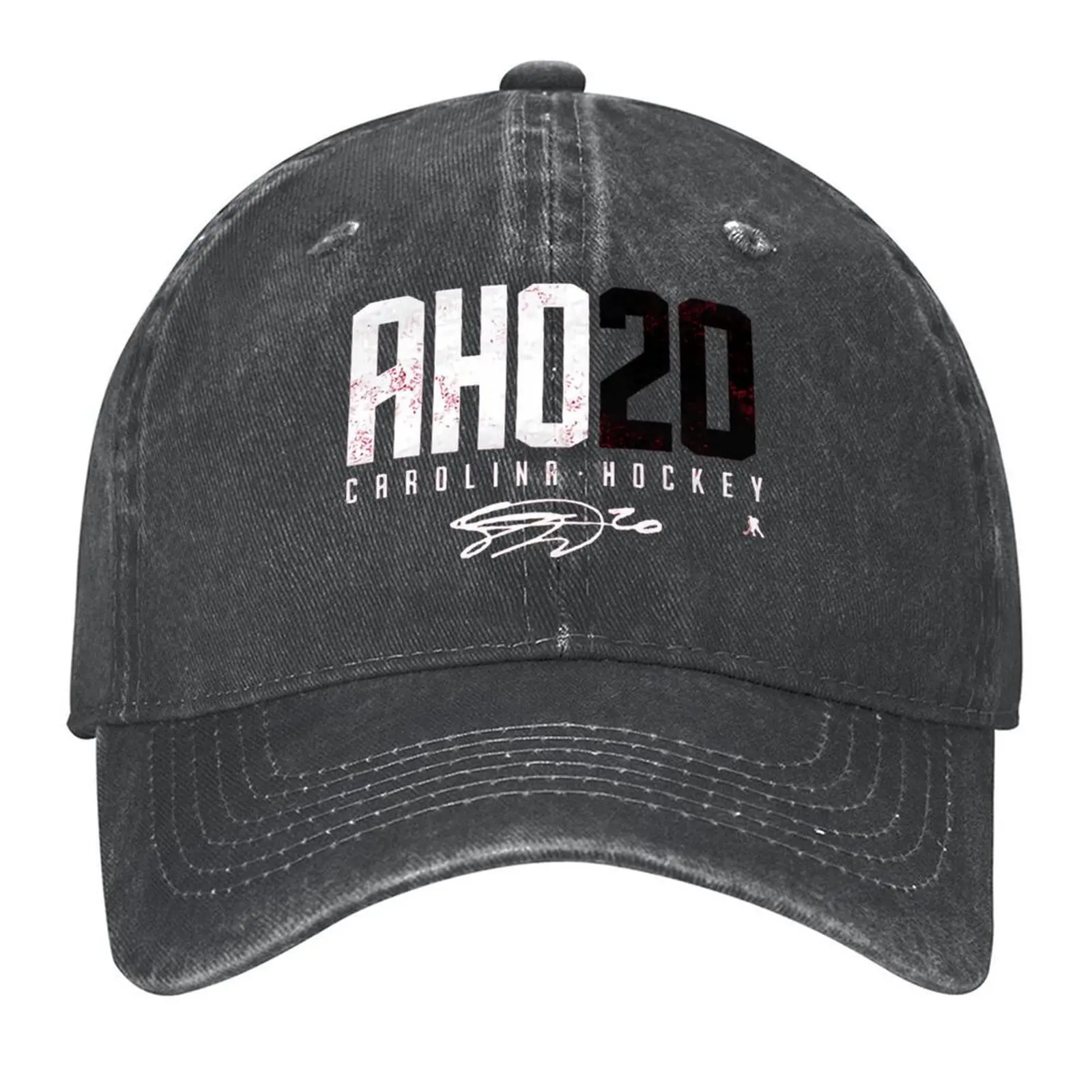 

Sebastian Aho Elite Signatures Baseball Cap Big Size Hat black Fishing cap Hat Man For The Sun Designer Man Women's