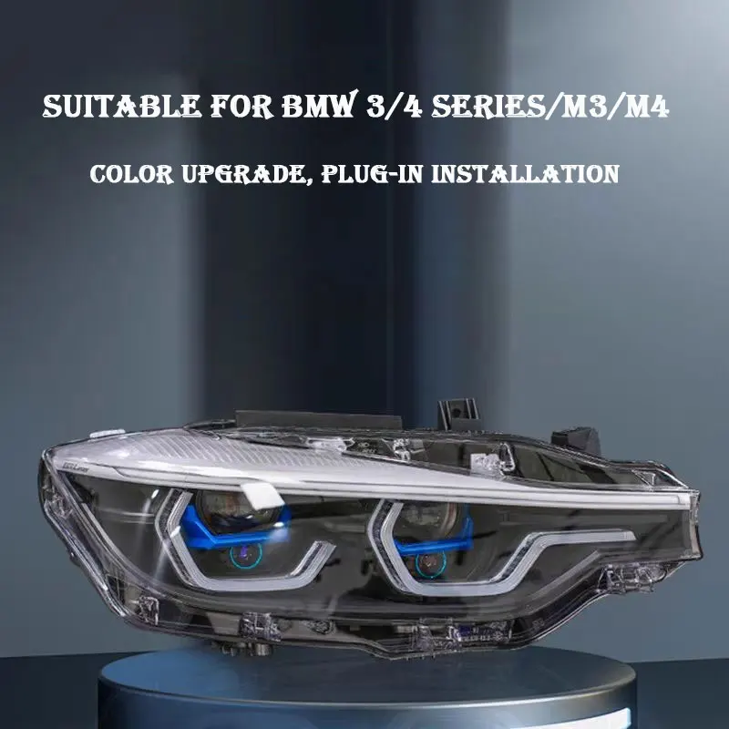 Car LED Headlight Light Assemblies For BMW 3/4 Series M4 F32 F33 F30 F35 13-19 Auto Fog DRL Brake Turn Signal Lamp Plug and Play