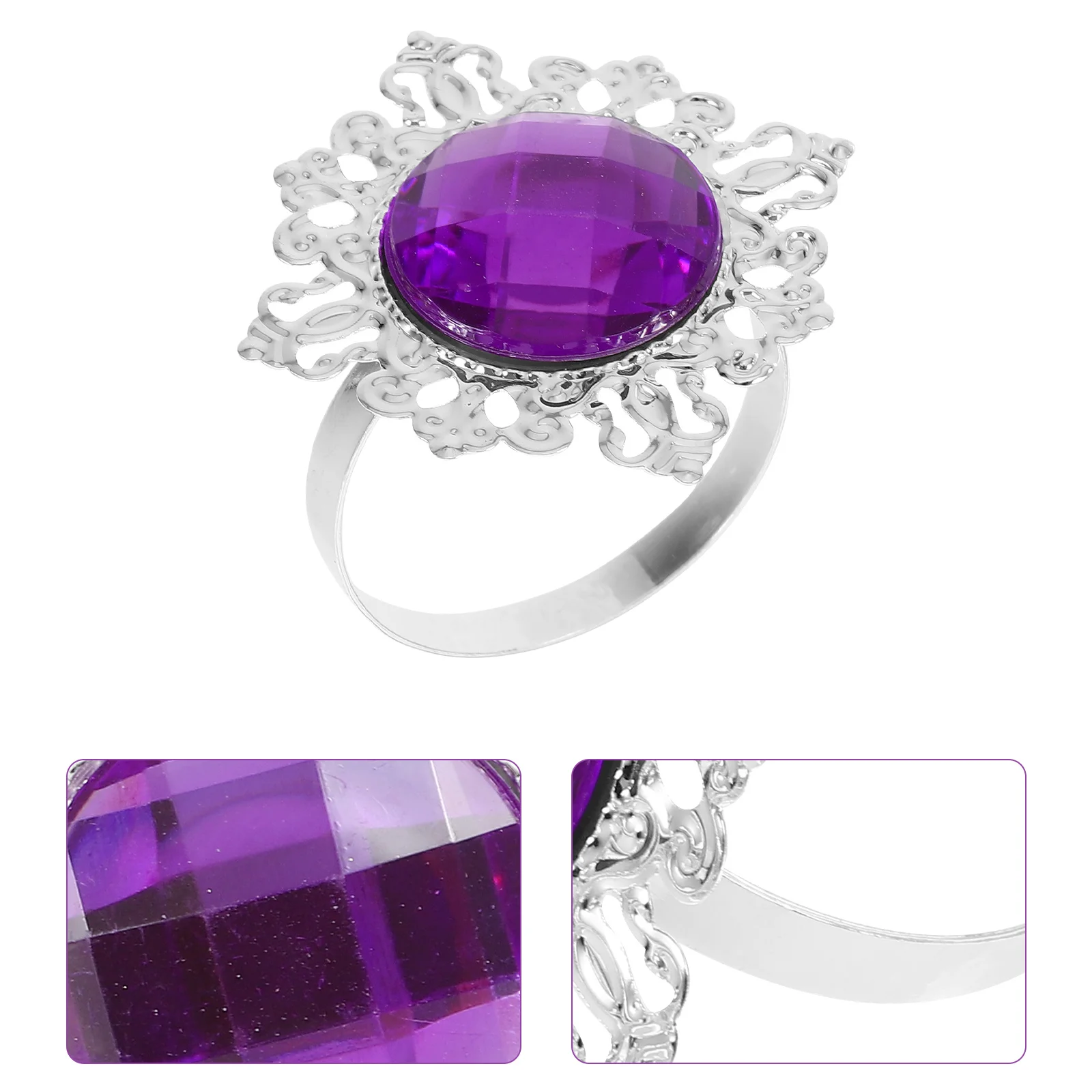 

12Pcs Blue Acrylic Napkin Rings Elegant Sparkling Design for Wedding Banquets Formal Dinner Napkin Holders Napkins Holder Rings