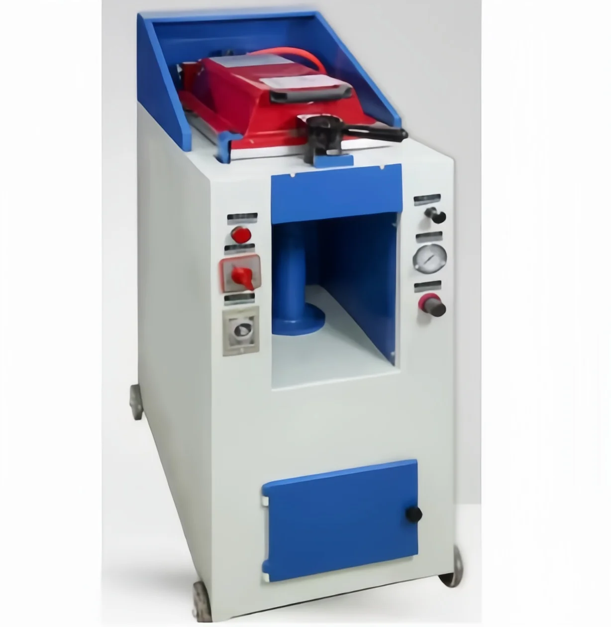 

Single Station Pneumatic Heel Nailing Machine Manual Attaching Shoe Sole Press with Air Pressure for Making Heels