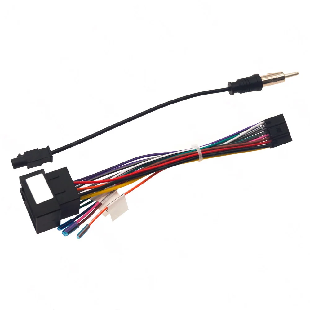 Car Audio Installation 16-pin Harness 16 Pin Audio Power Cable Power Cable Navigation Cable Plug-and-play Design