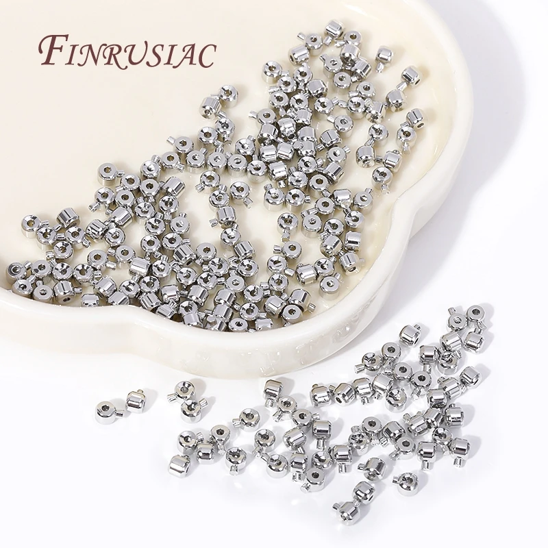 18K vergoldete Quetschperlen, Crimpperlen für Schmuck, Crimp-Endperlen, Zubehör für Schmuck, DIY-Zubehör, Großhandel – Detail 18