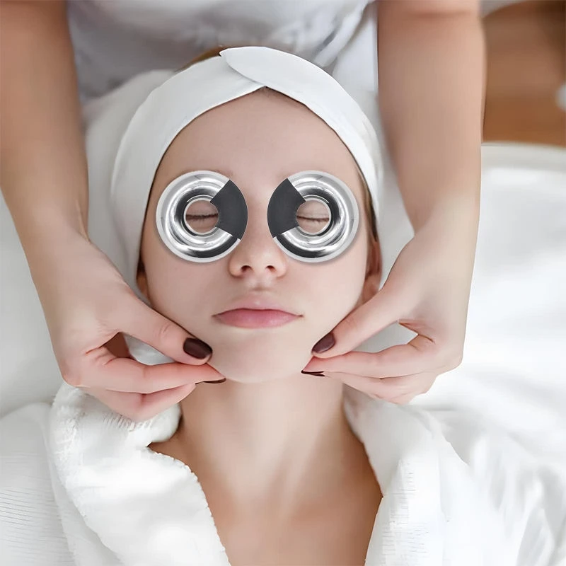 Wholesale Round Mini Vibrating Eye Massager Professional Facial Skincare Tool