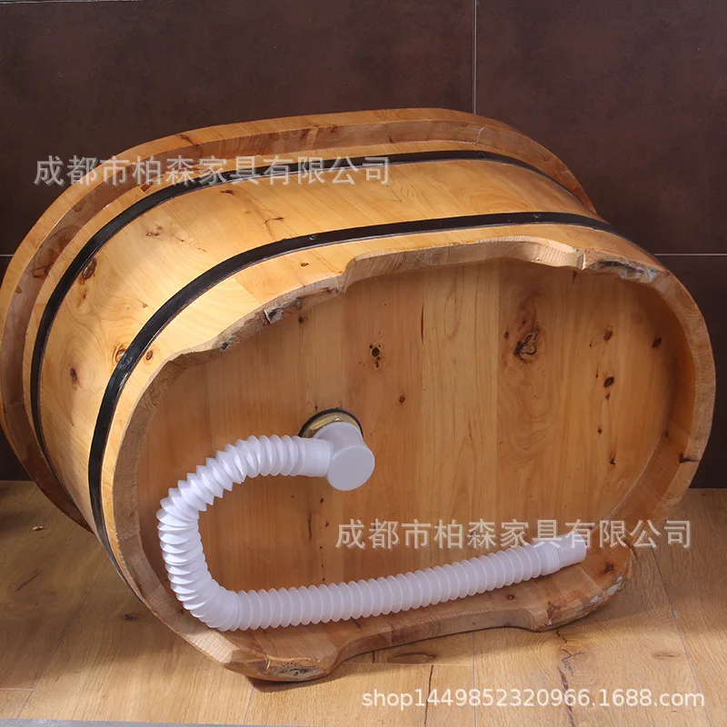 Cedar wooden  infant bath real children bath wooden bath basin manufacturers wholesale