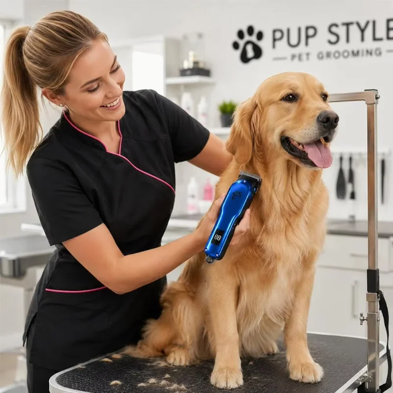 Профессиональный набор для гру – обзор и цена Cordless Dog Clippers Low Noise Grooming