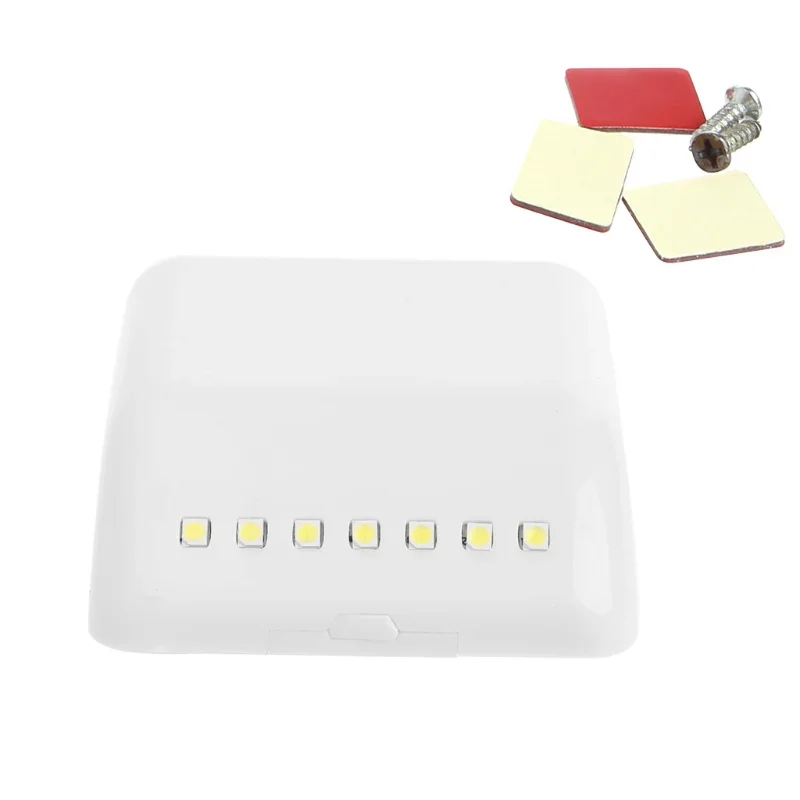 7leds LED Under Cabinet Light Battery Powered Sensor Touch Closet Lamp for Kitchen Cupboard Wardrobe Inner Night Lamp