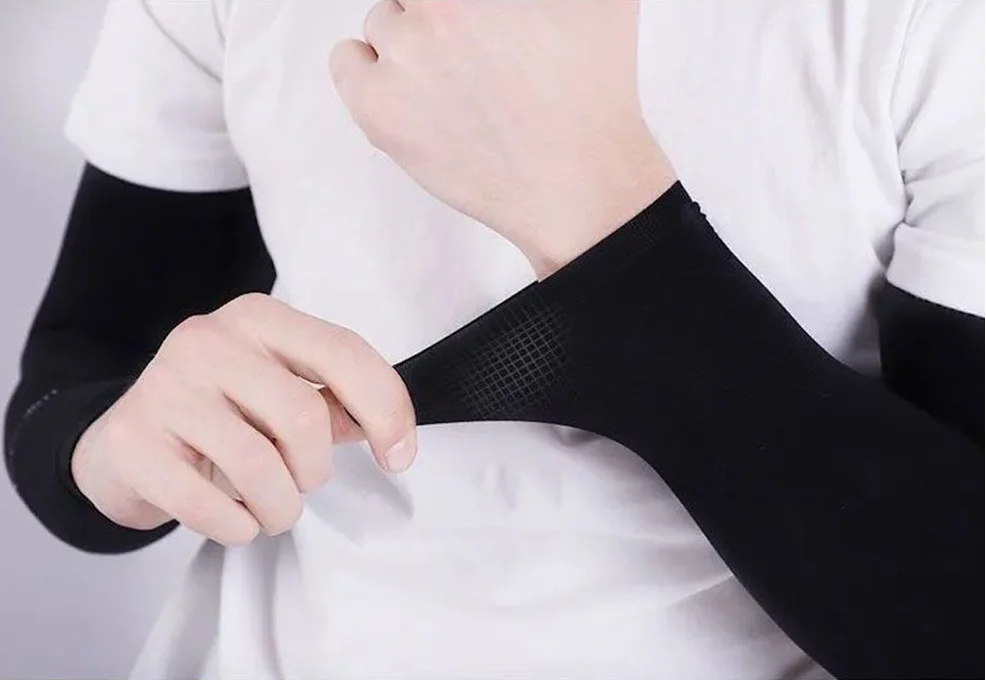

New Running Sportswear Summer Cooling Arm Cover Arm Sleeves Sun Protection Outdoor Sport