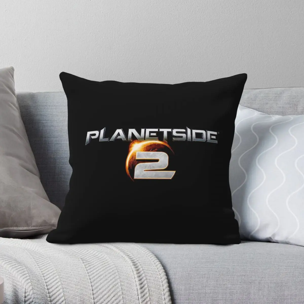 Planetside 2 لعبة ساحة المخدة البوليستر الكتان المخملية نمط ديكور رمي كيس وسادة غطاء وسادة أريكة بالجملة 45x45