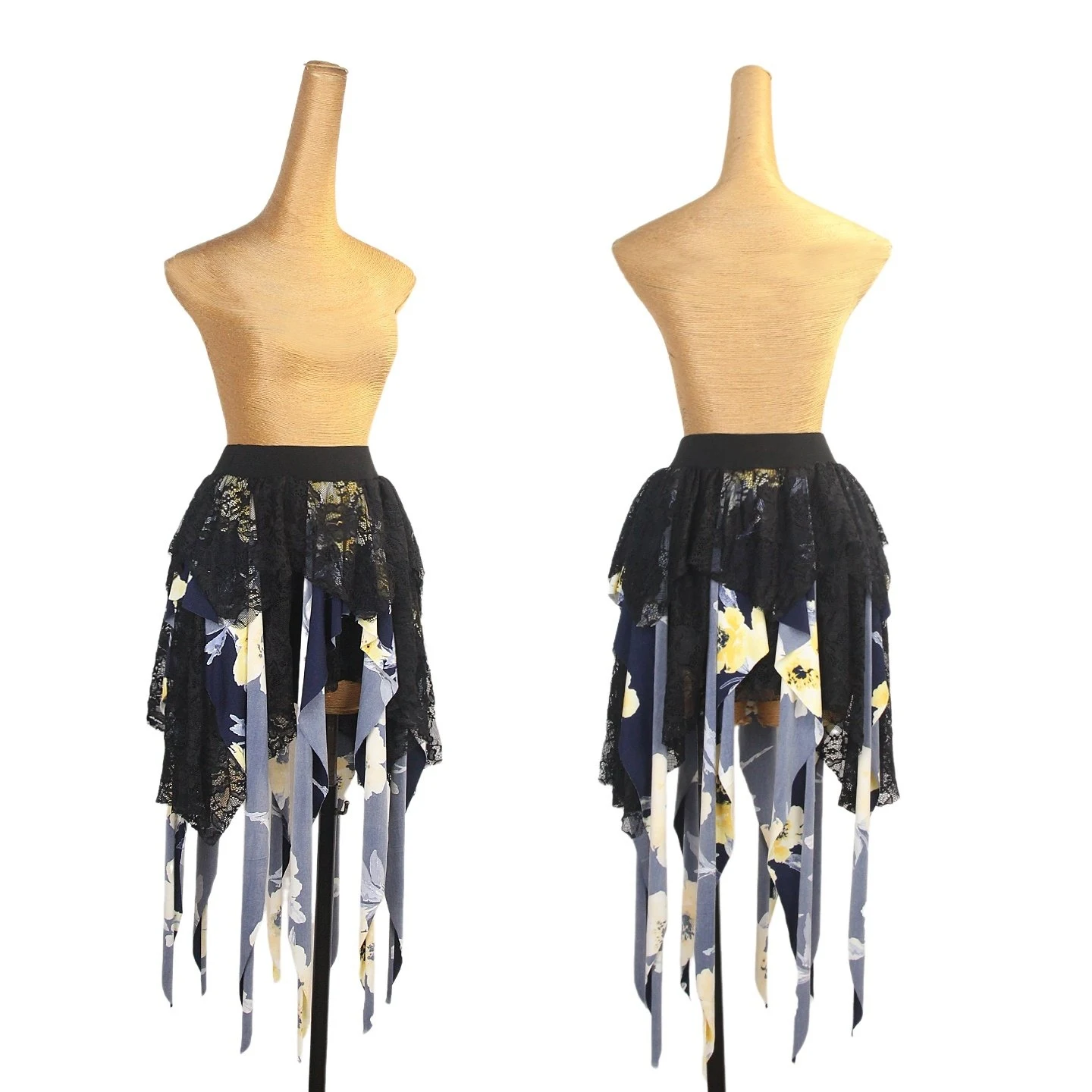 

Юбки для латинских танцев с нерегулярной бахромой, женские черные кружевные юбки для самбы, румбы, танго, ча-ча, танцевальная юбка для взрослых, тренировочная одежда DNV25990