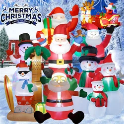 Christmas Decoration Home Inflatable Toys Gift Built-in LED Lights Indoor DIY New Year Xmas Party Prop Outdoor Yard Garden Decor